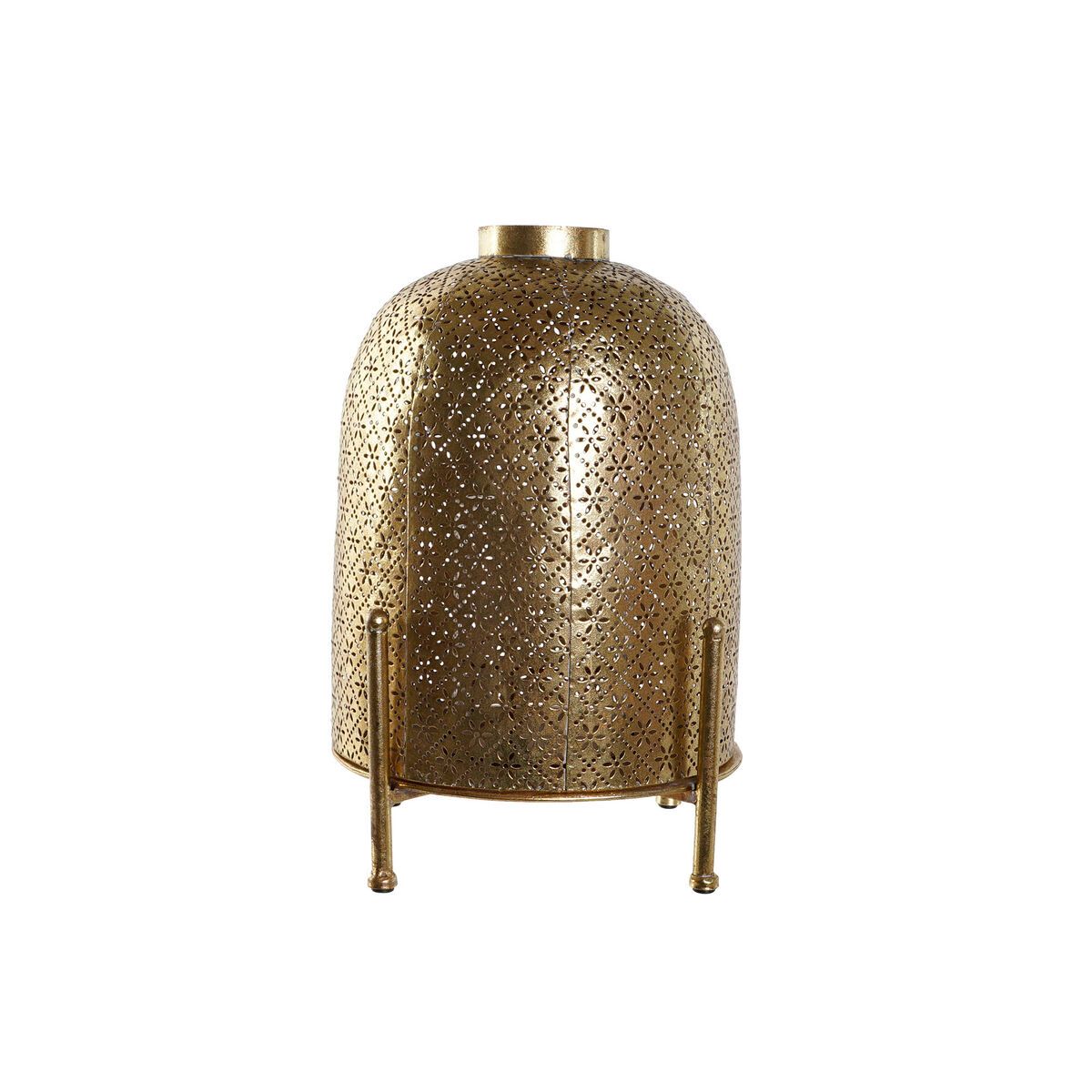 KALINDRA | BB. Candleholder Home ESPRIT Golden Metal Crystal 24 x 24 x 33 cm