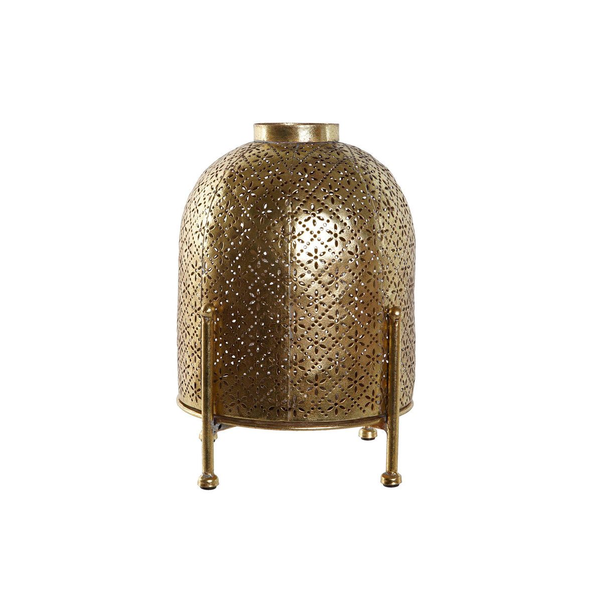 KALINDRA | BB. Candleholder Home ESPRIT Golden Metal Crystal 19 x 19 x 24,5 cm