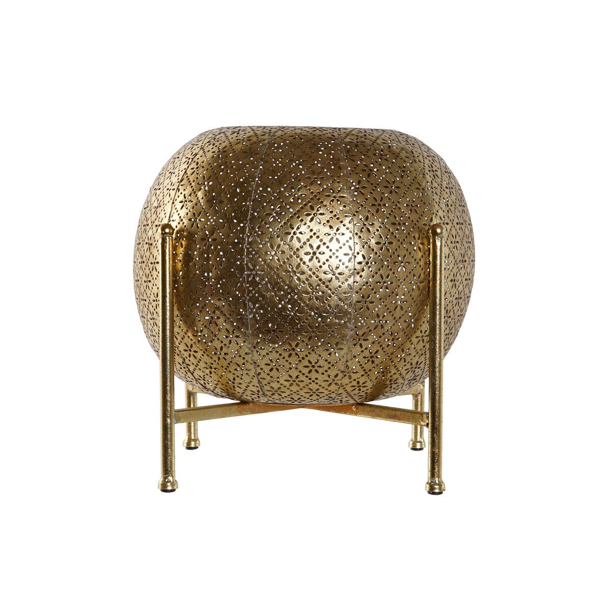 KALINDRA | BB. Candleholder Home ESPRIT Golden Metal Crystal 29 x 29 x 26,5 cm
