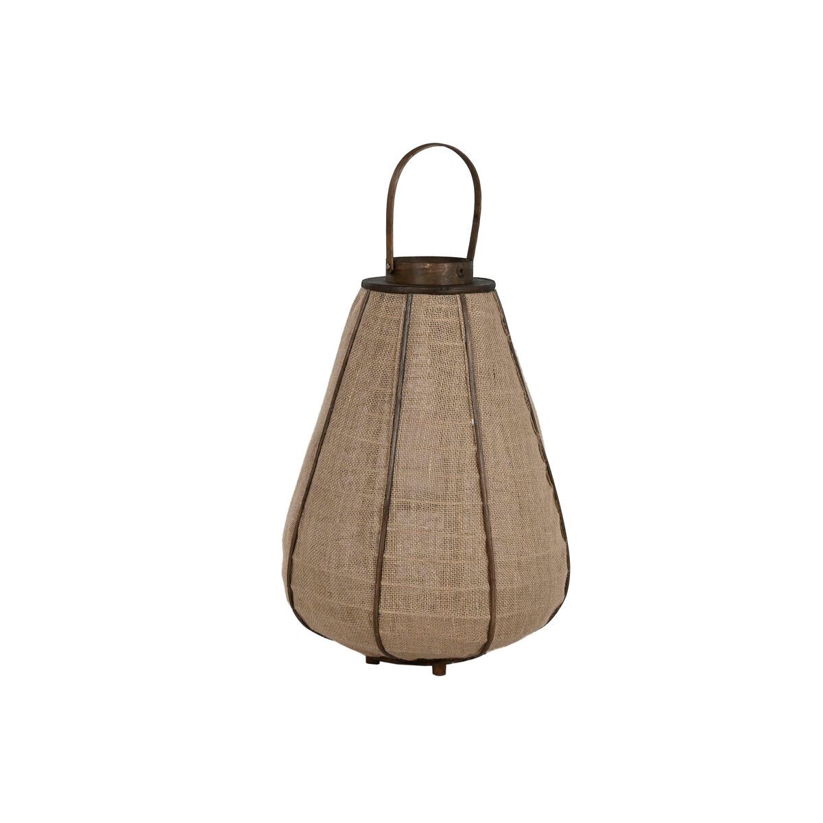 KALINDRA | BB. Candleholder Home ESPRIT Natural Jute Bamboo 41,5 x 41,5 x 57 cm
