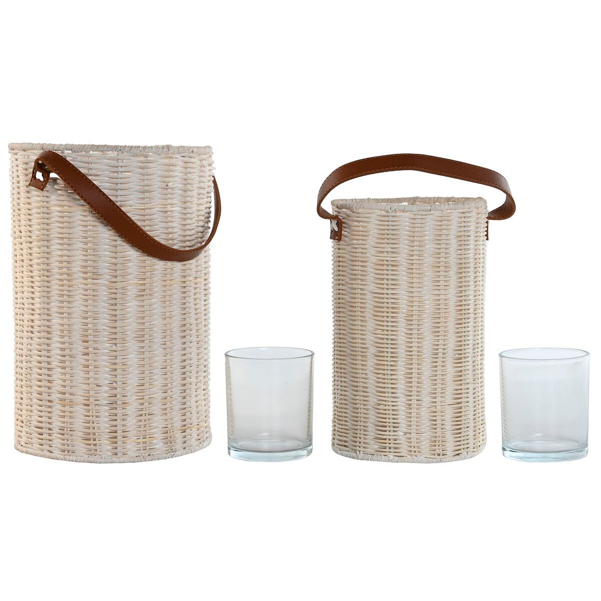 KALINDRA | BB. Candleholder Home ESPRIT Crystal 20 x 20 x 30 cm (2 Units)