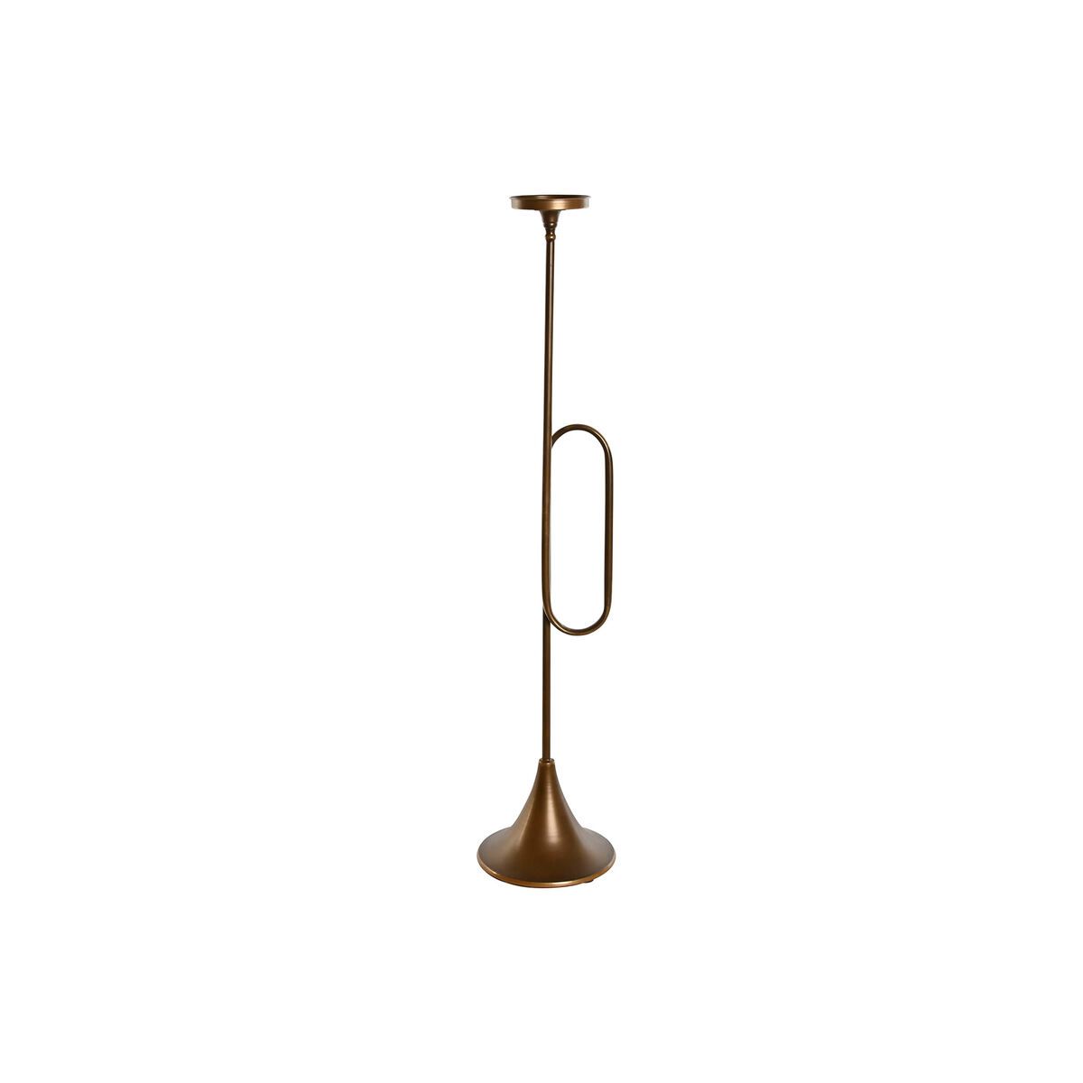KALINDRA | BB. Candleholder Home ESPRIT Golden Metal 21 x 21 x 98 cm
