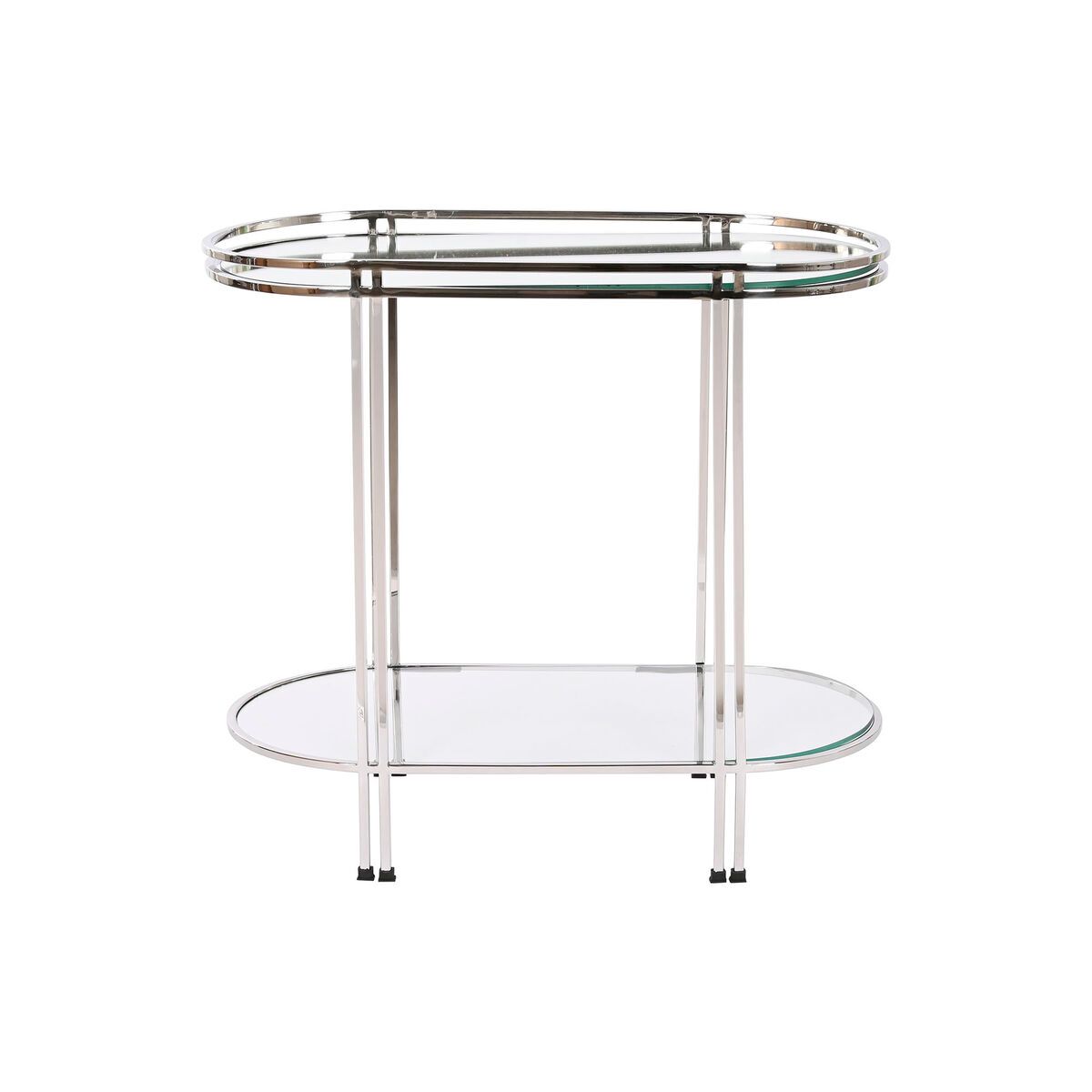 KALINDRA | BB. Side table Home ESPRIT Silver Steel Mirror 70 x 35 x 63 cm