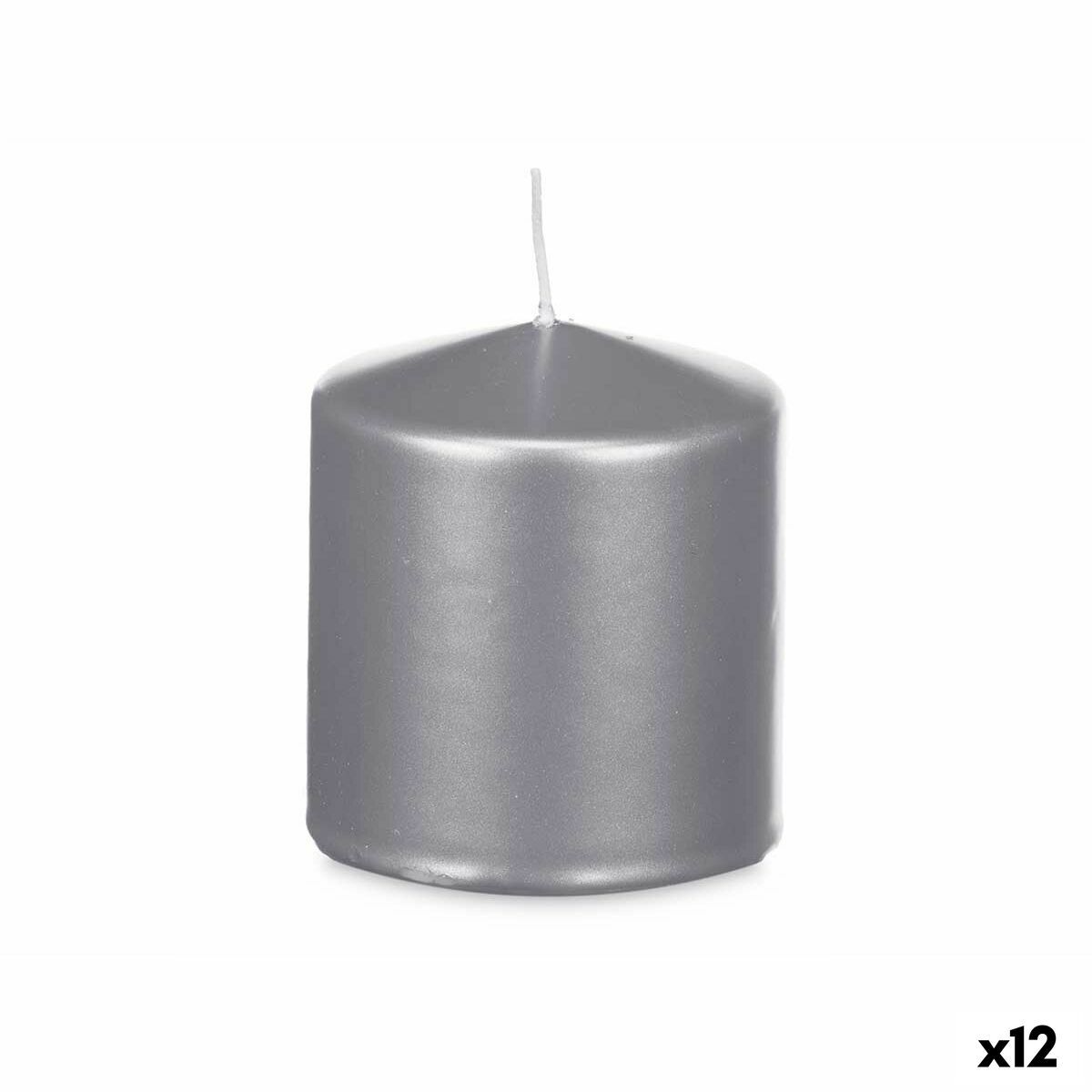 KALINDRA | BB. Candle Acorde Silver 9 x 10 x 9 cm (12 Units)