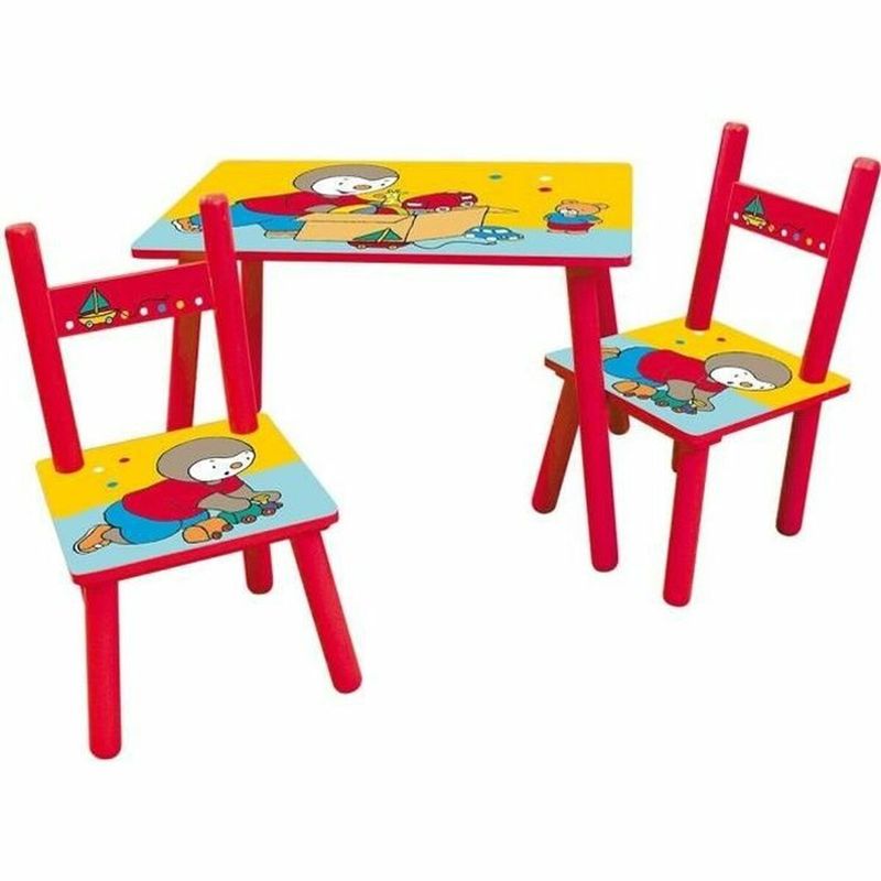 KALINDRA | BB. Children's table and chairs set Fun House T'CHOUPI