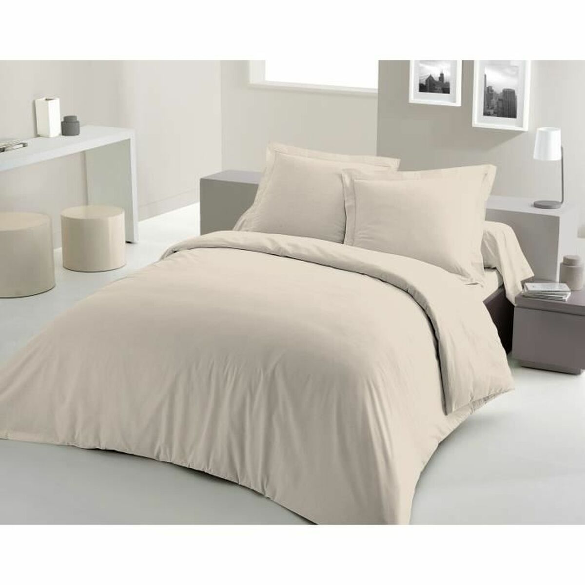 KALINDRA | BB. Duvet cover set Lovely Home Beige Cream 240 x 260 cm