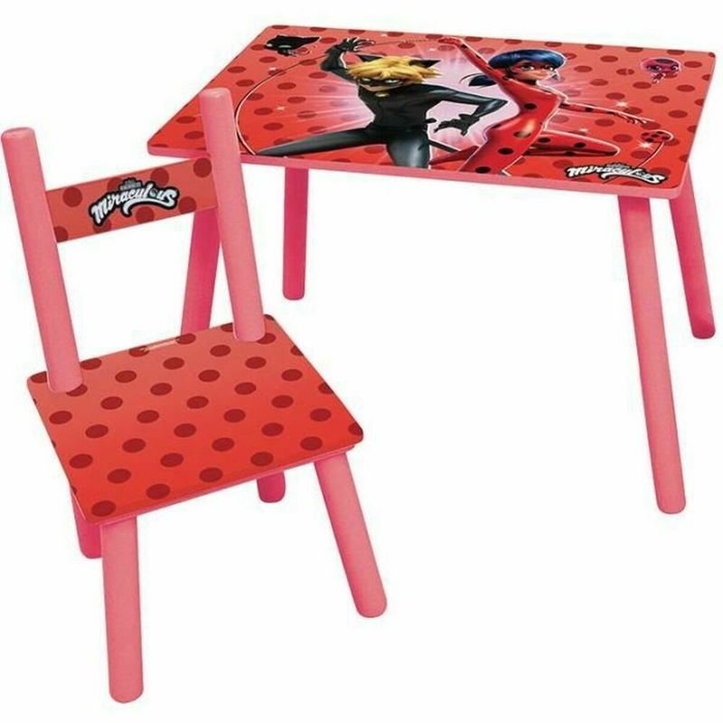 KALINDRA | BB. Children's table and chairs set Fun House Ladybug