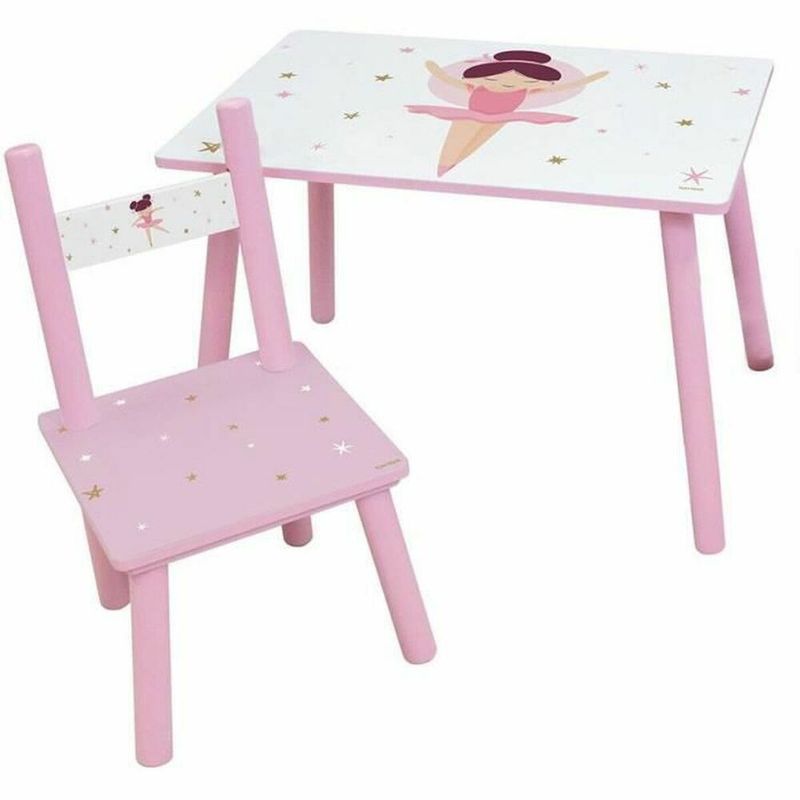 KALINDRA | BB. Children's table and chairs set Fun House Dancer Ballerina Children's