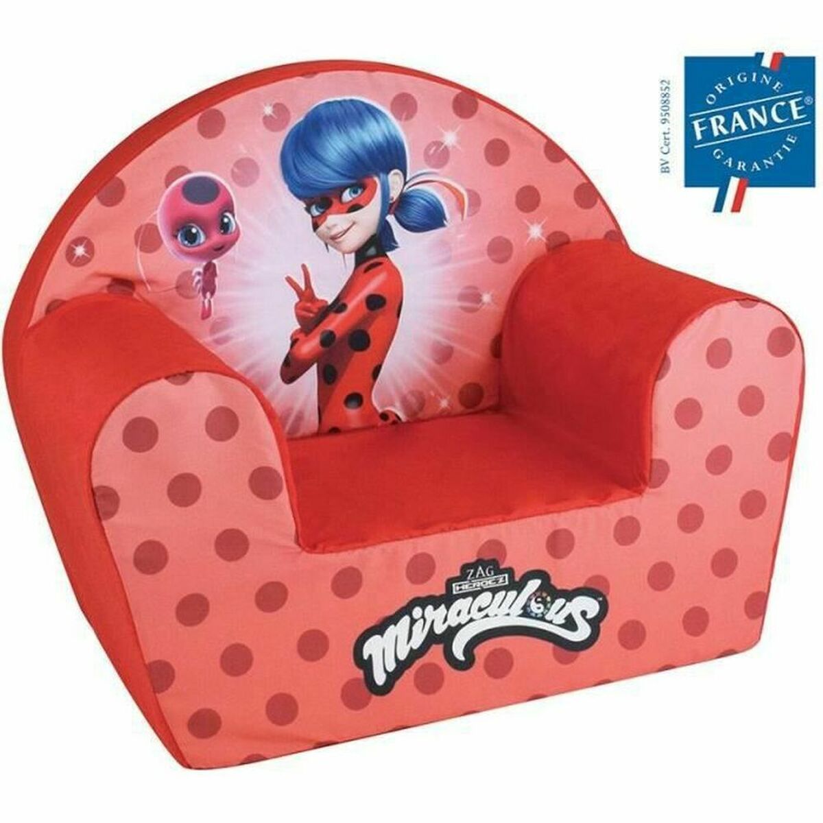 KALINDRA | BB. Child's Armchair Fun House Lady Bug club 52 x 33 x 42 cm