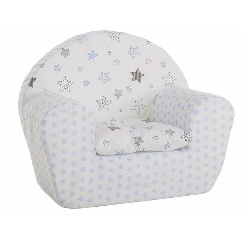 KALINDRA | BB. Child's Armchair Stars White Grey 44 x 34 x 53 cm