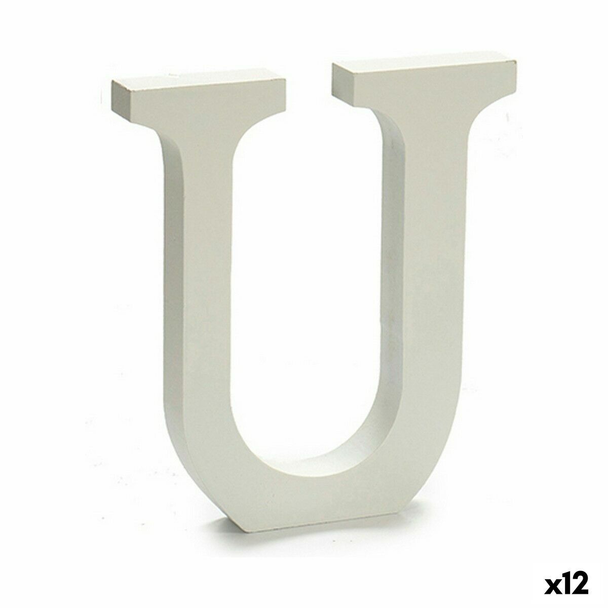 KALINDRA | BB. Letter Pincello U White 1,8 x 21 x 17 cm (12 Units)
