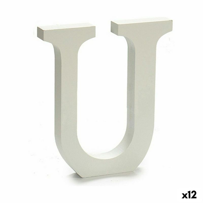 KALINDRA | BB. Letter Pincello U White 1,8 x 21 x 17 cm (12 Units)
