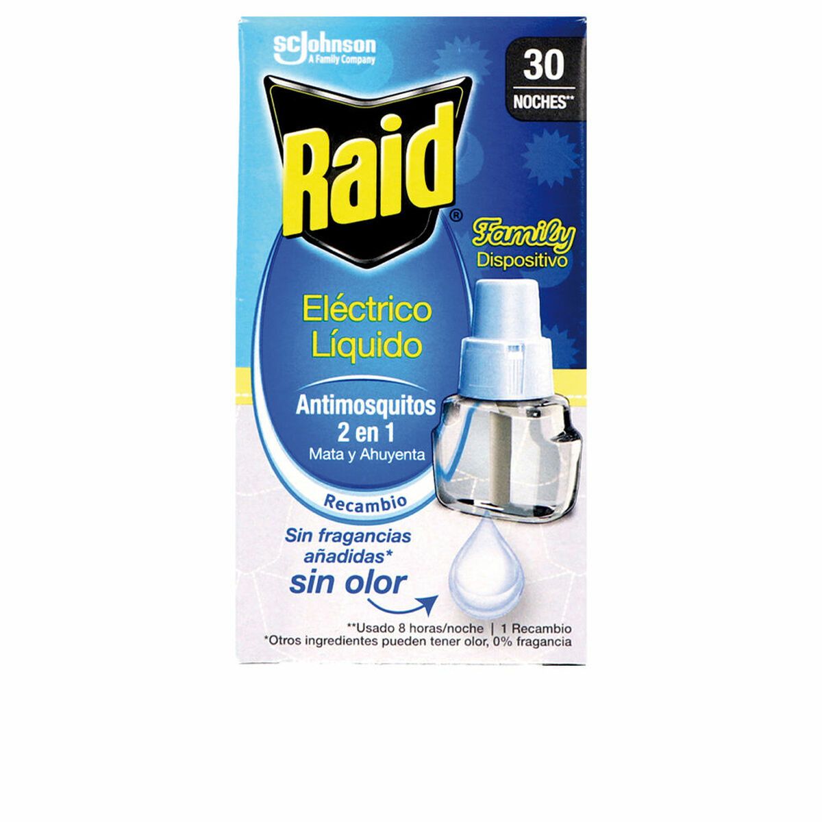 KALINDRA | BB. Anti-mosquito Refill Raid Family Antimosquitos 30 Nights