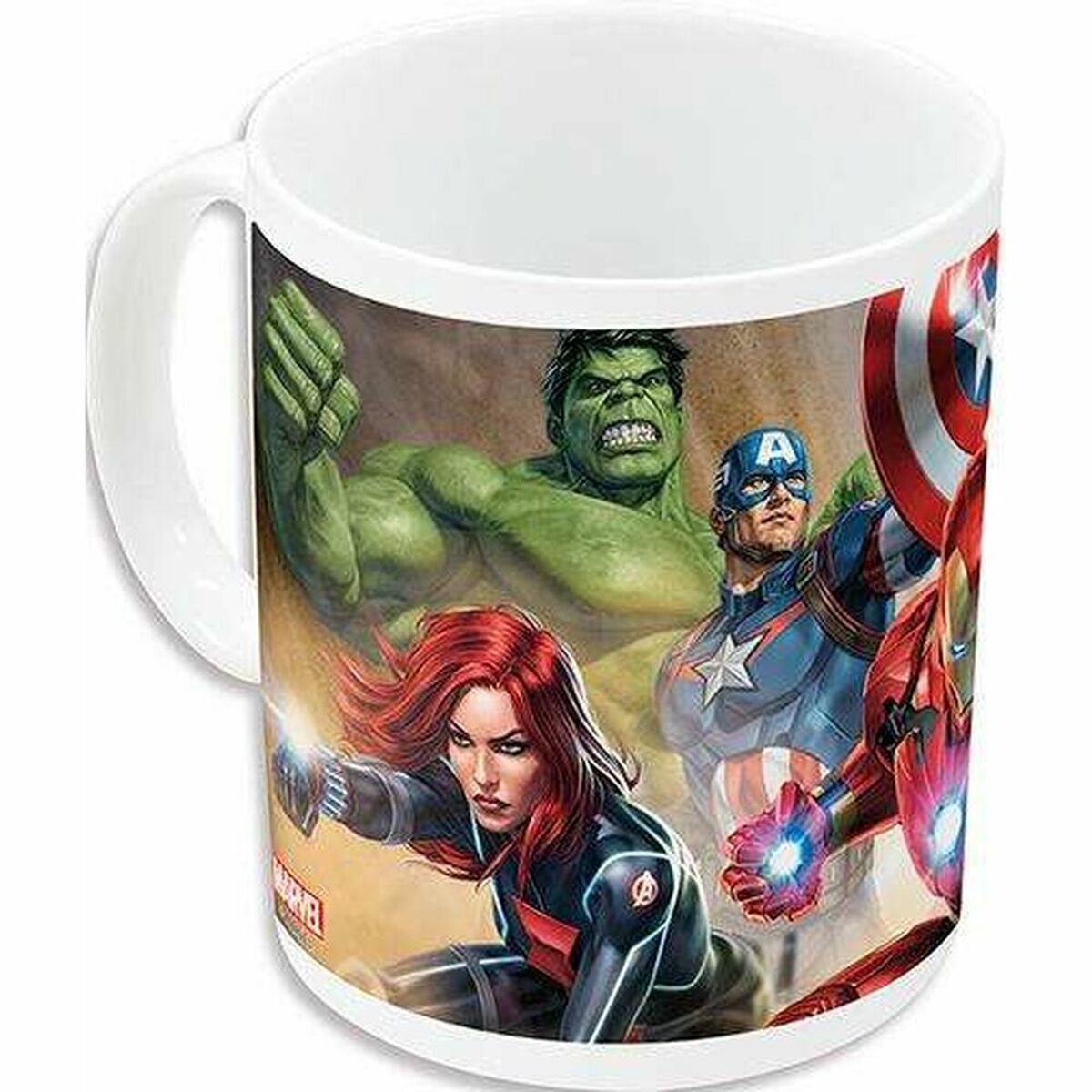 KALINDRA | BB. Mug The Avengers Infinity White Ceramic Red (350 ml)