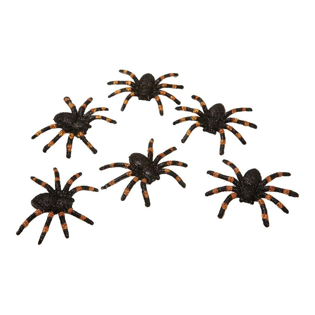 KALINDRA | BB. Halloween Decorations My Other Me Spider Shiny (6 uds) (6 x 7 cm)