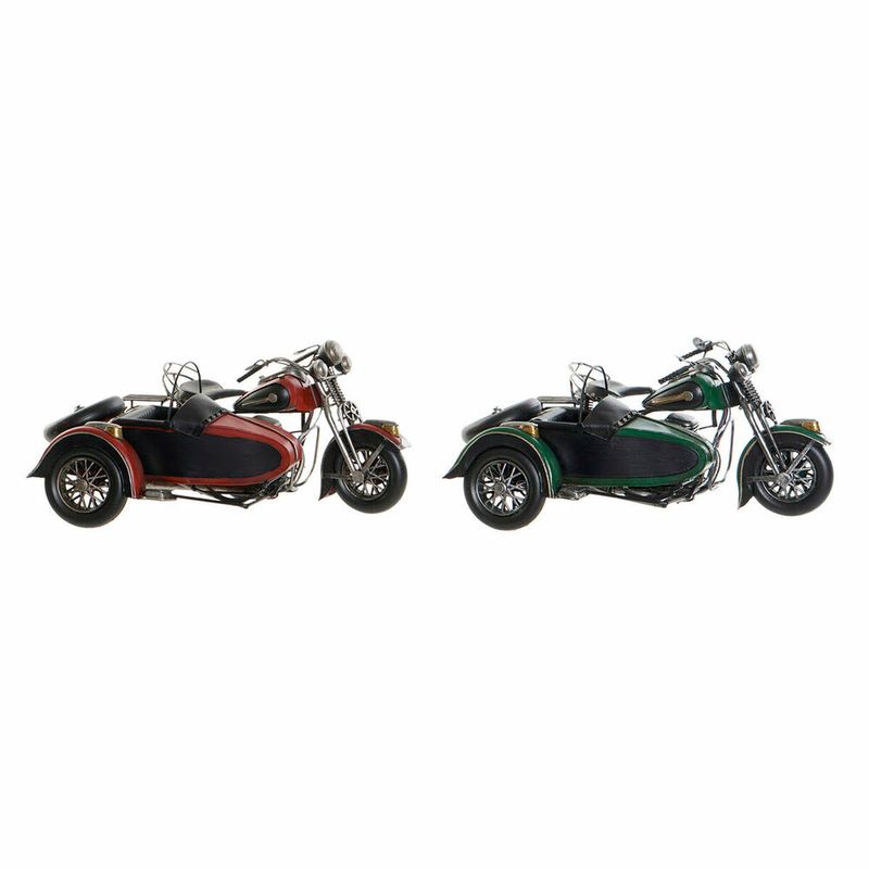 KALINDRA | BB. Vehicle DKD Home Decor Motorbike Ornamental 36 x 24 x 20 cm Vintage (2 Units)