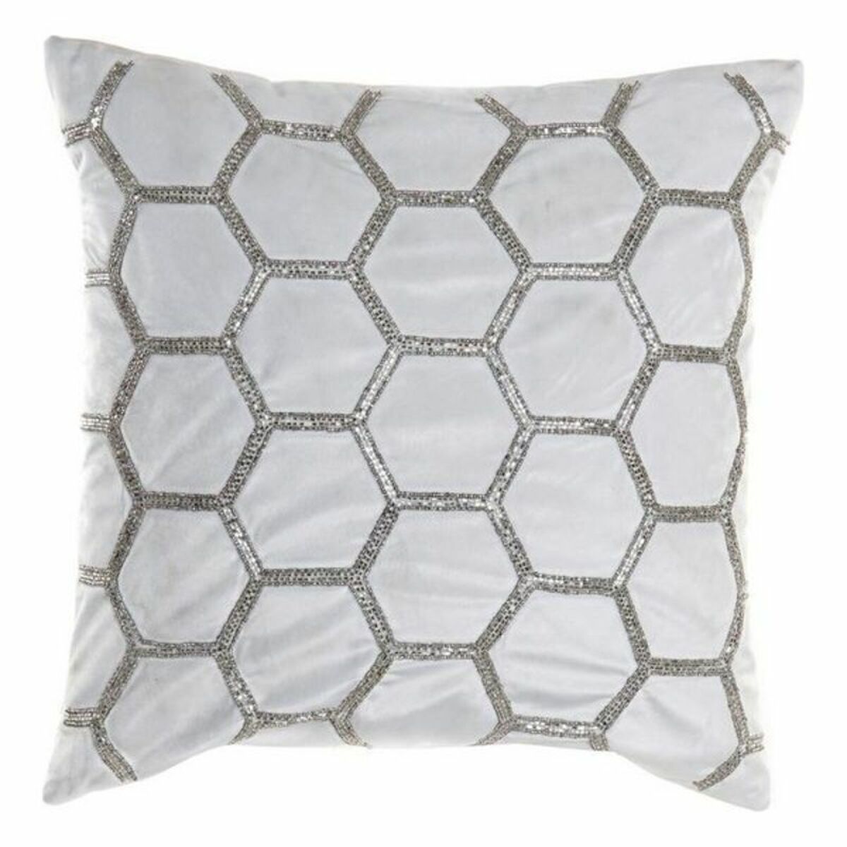 KALINDRA | BB. Cushion DKD Home Decor Velvet Geometric (45 x 45 cm)