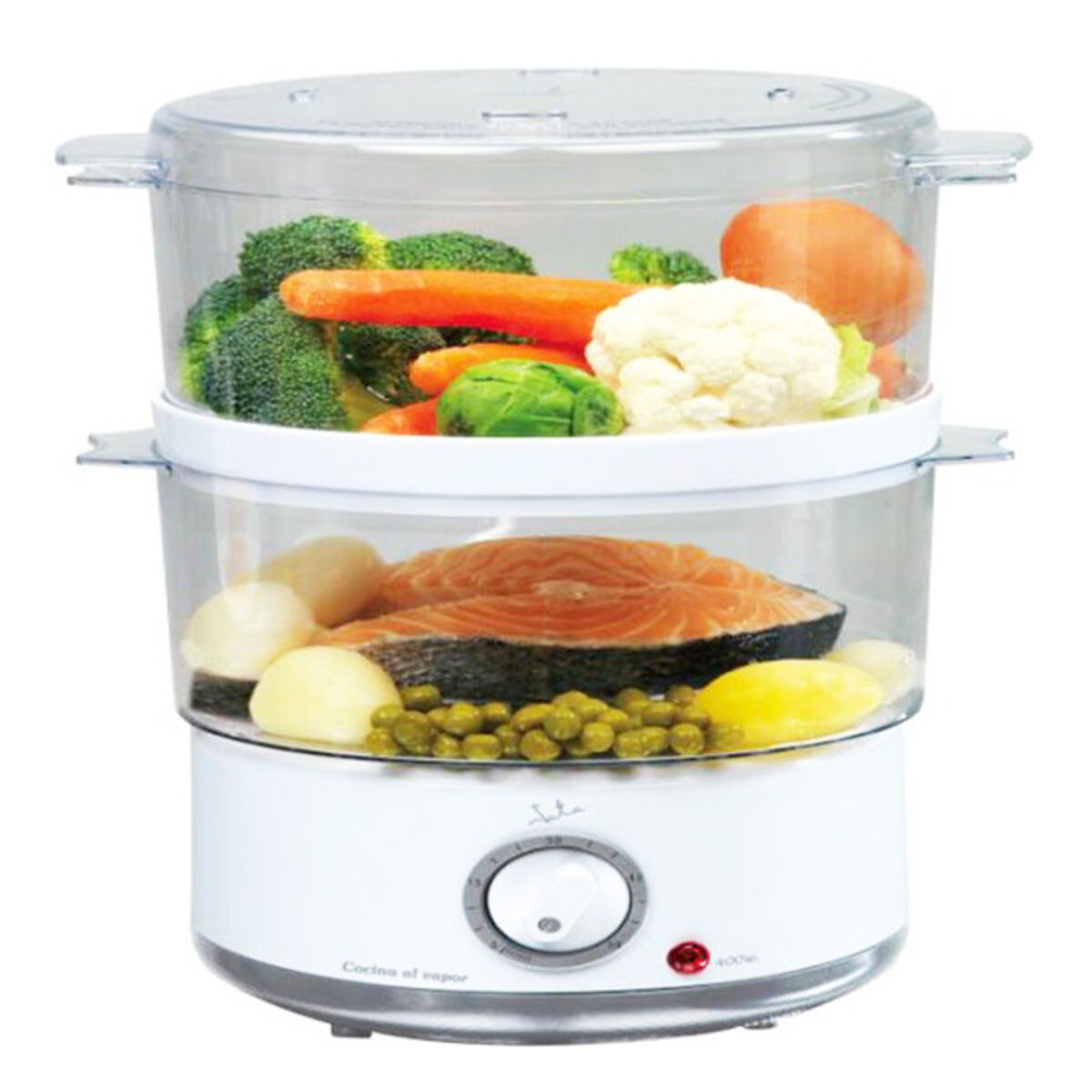 KALINDRA | BB. Food Steamer JATA CV200_Blanco 400 W White Plastic