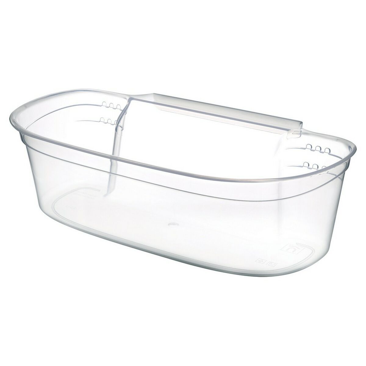 KALINDRA | BB. Rubbish Bin Gondol_G-550 Transparent White Plastic