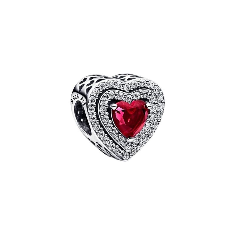 KALINDRA | BB. Ladies' Beads Pandora 799218C02 Red Silver