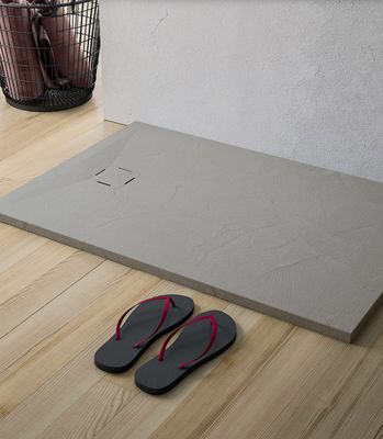 BLUELINE | Glass. Calce. Shower trays in MineraLite. 3 models and 5 colors available