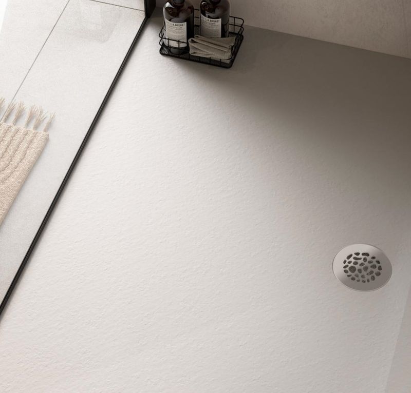 BLUELINE | Verre. Air. Receveurs de douche en MineraLite. 3 modèles et 3 couleurs disponibles