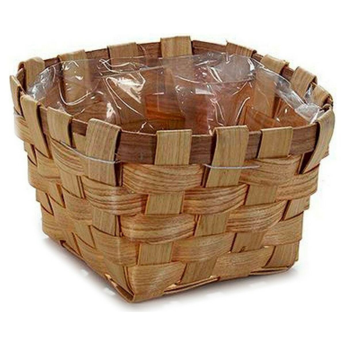 KALINDRA | BB. Plant pot Ibergarden Brown Cane 18 x 9,5 x 18 cm