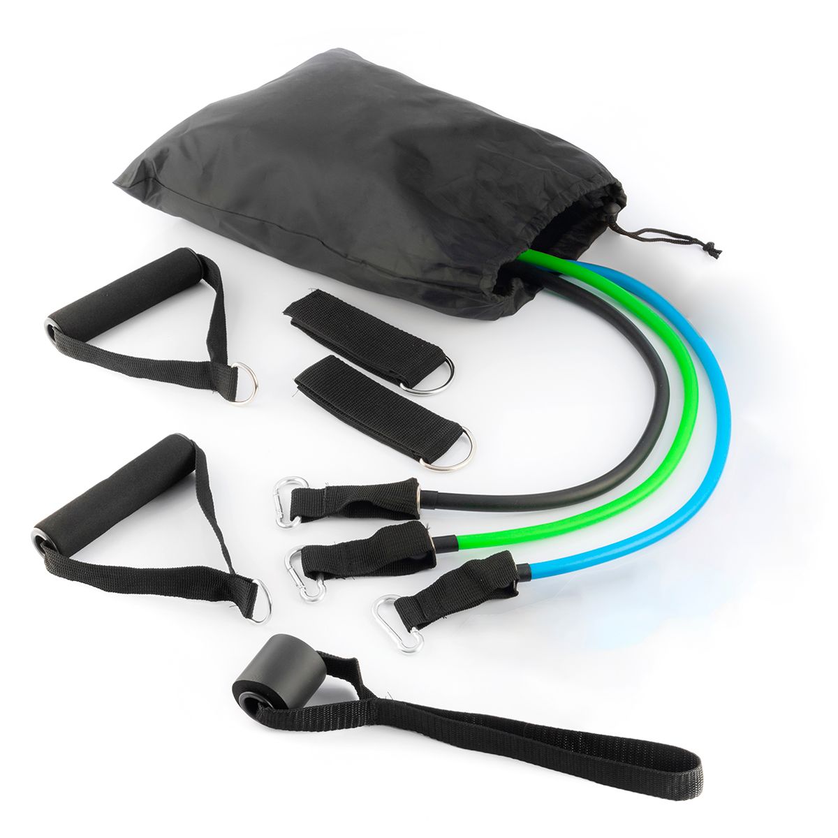 KALINDRA | BB. Set of Resistance Bands with Accessories and Exercise Guide White Label 3 Units (Refurbished B)