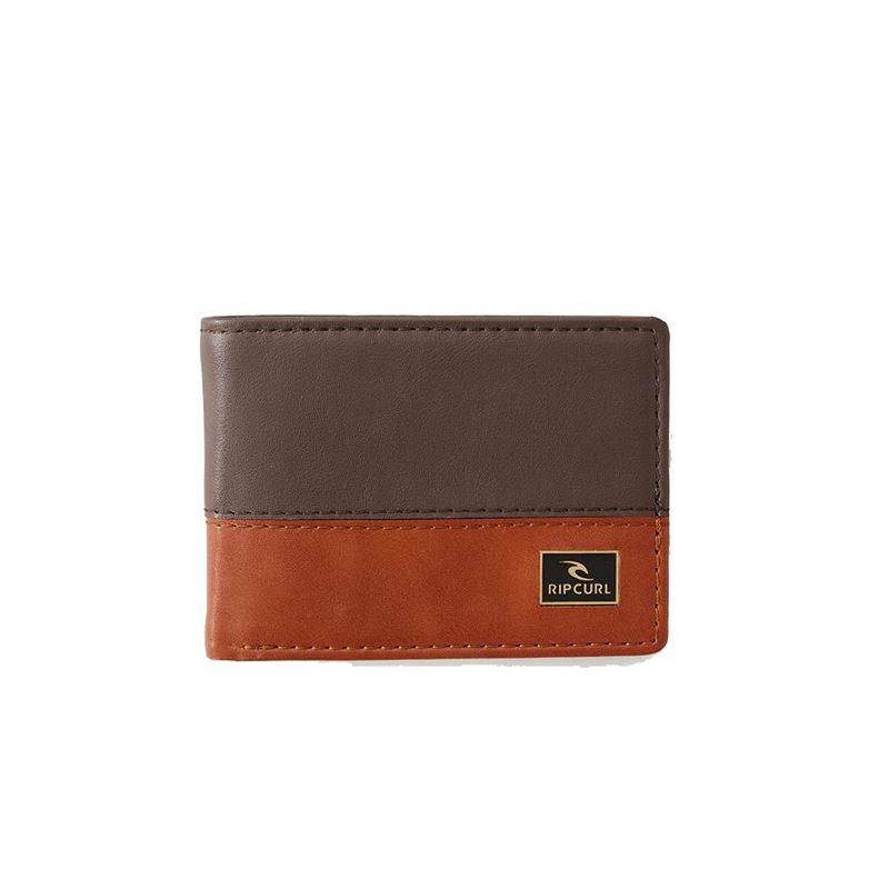 KALINDRA | BB. Men's Wallet Rip Curl Corpawatu Icon Pu Slim Brown