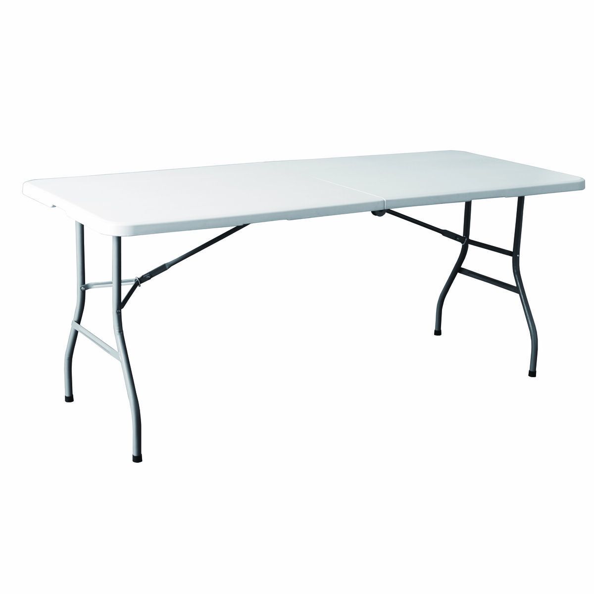 KALINDRA | BB. Marbueno Folding Table Resin White 180x74x74 cm Catering, Beach &amp; Camping 10528