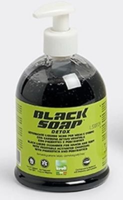 KALINDRA | Kroll. Black Soap. Detox liquid soap for hands and body
