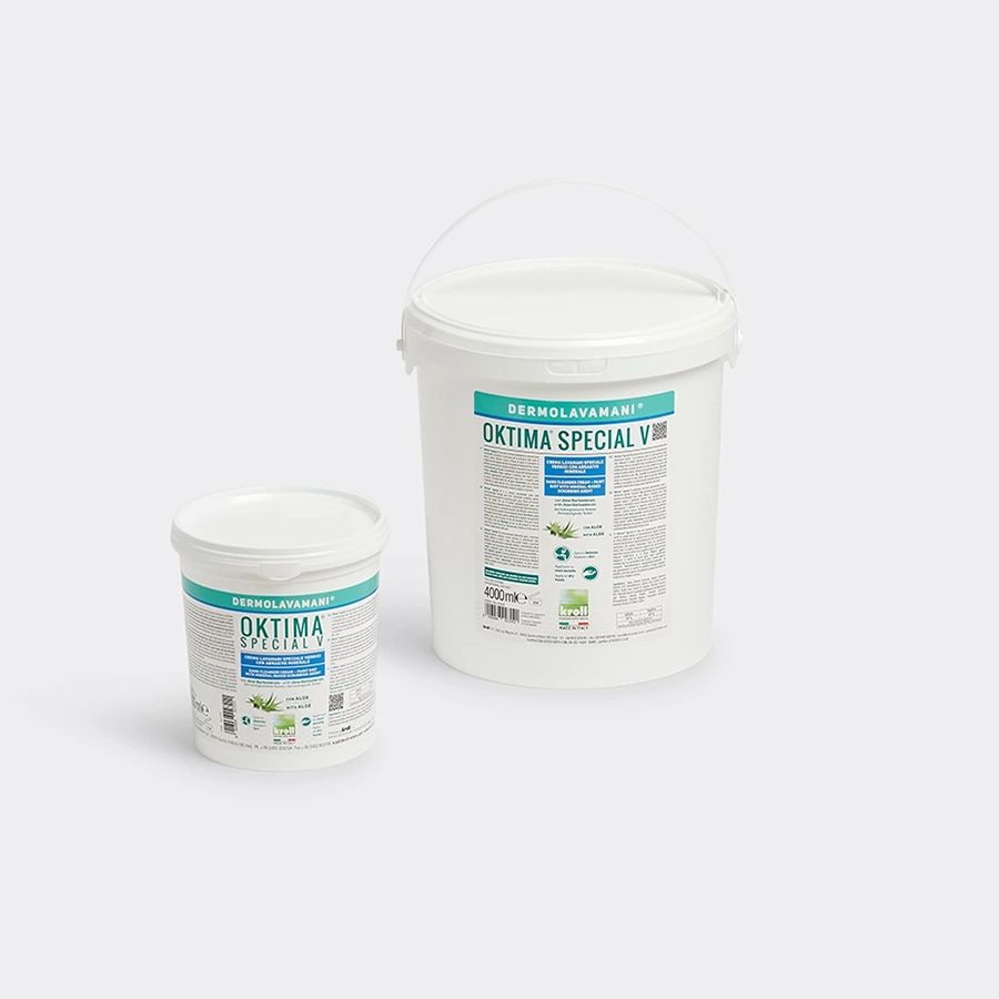 KALINDRA | Kroll. Oktima ® Special V. Special handwashing cream for paints with mineral abrasive. Dermatologically tested