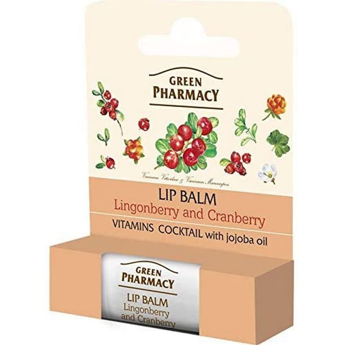 KALINDRA | BB. Lip Balm Green Pharmacy Lingonberry and Cranberry 3,6 g Cream