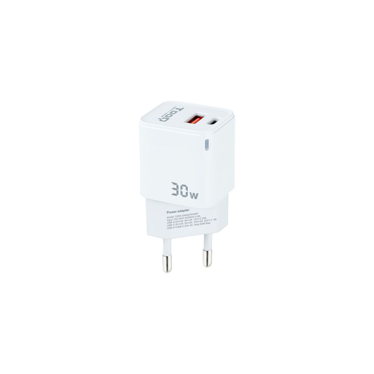 KALINDRA | BB. Wall Charger TooQ TQWC-GANQCPD30WT White 30 W