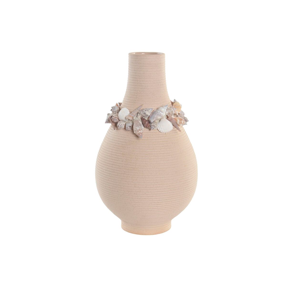 KALINDRA | BB. Vase Home ESPRIT Cream Ceramic Mediterranean 19 x 19 x 33 cm