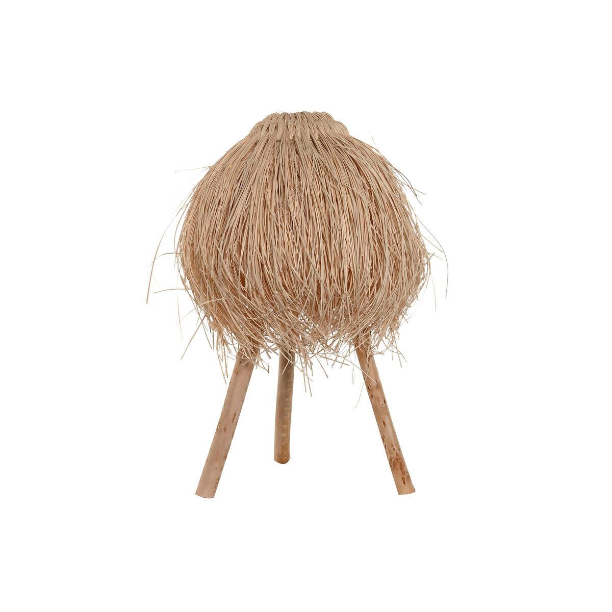 KALINDRA | BB. Desk lamp Home ESPRIT Natural Wood 50 W 220 V 45 x 45 x 53 cm