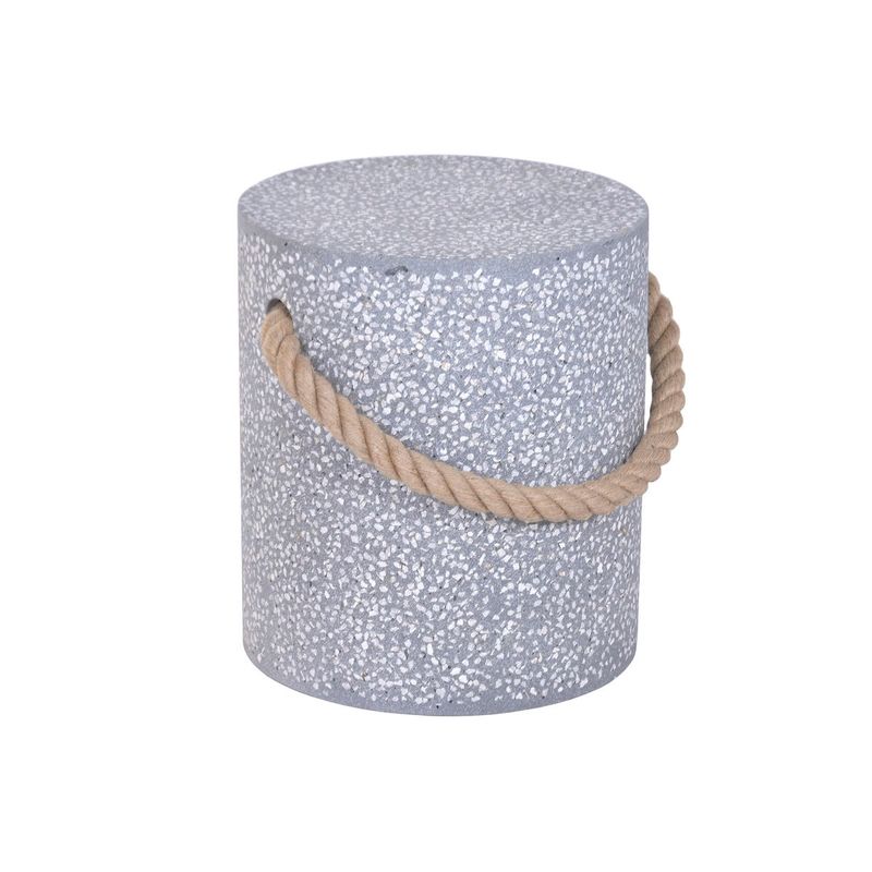 KALINDRA | BB. Side table Home ESPRIT Grey 40 x 40 x 45 cm