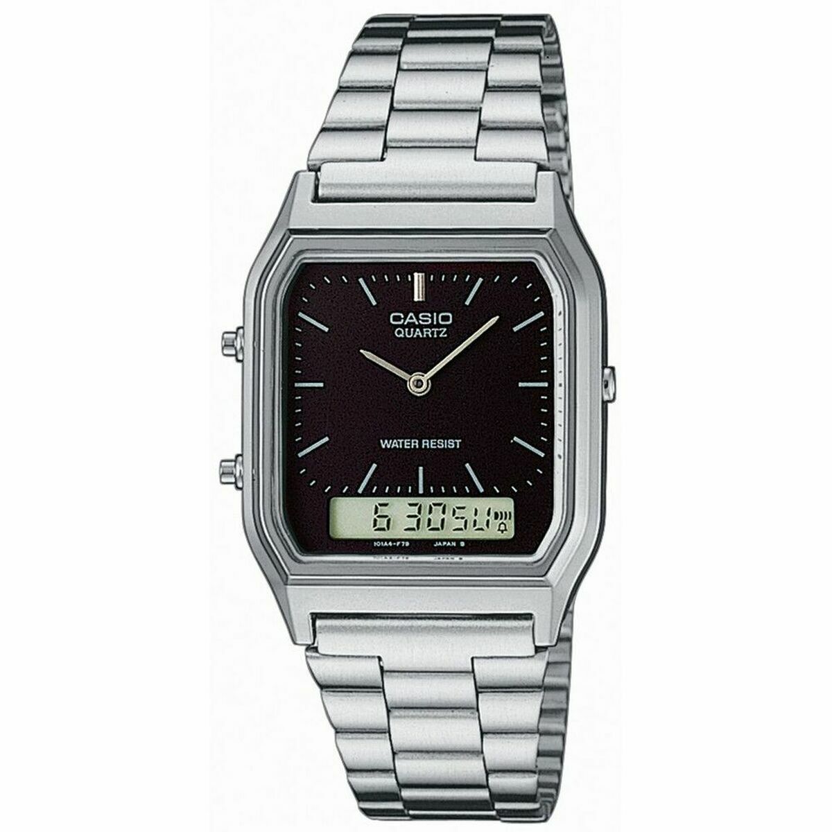 KALINDRA | BB. Unisex Watch Casio AQ-230A-1DMQYES Black Silver