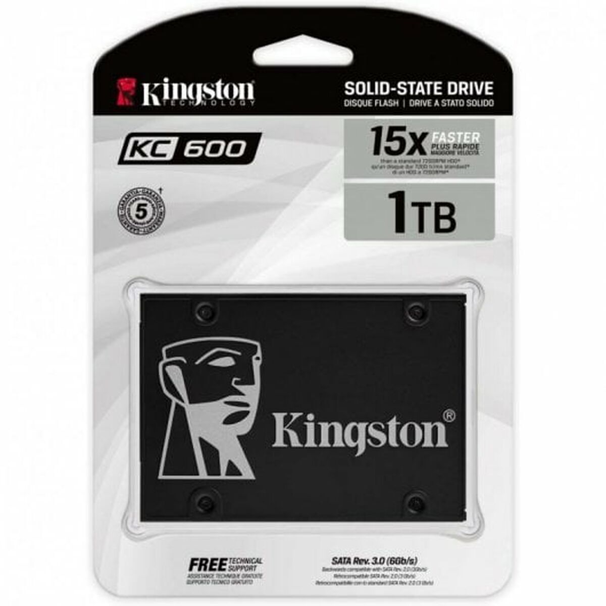 KALINDRA | BB. Hard Drive Kingston KC600 1 TB SSD