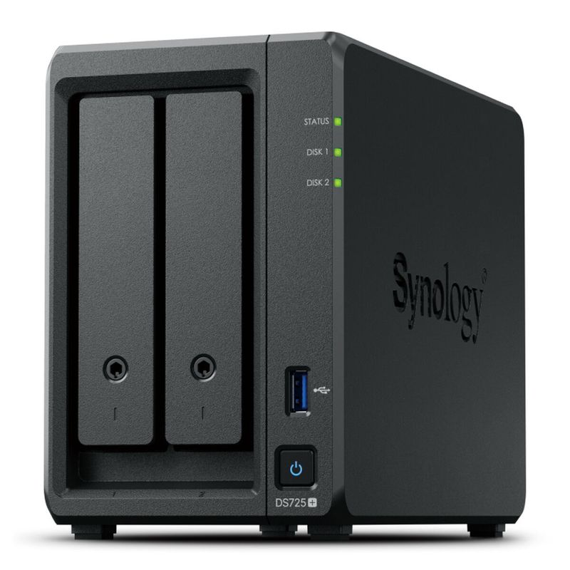 KALINDRA | BB. NAS Network Storage Synology DS725+ Black AMD Ryzen R1600