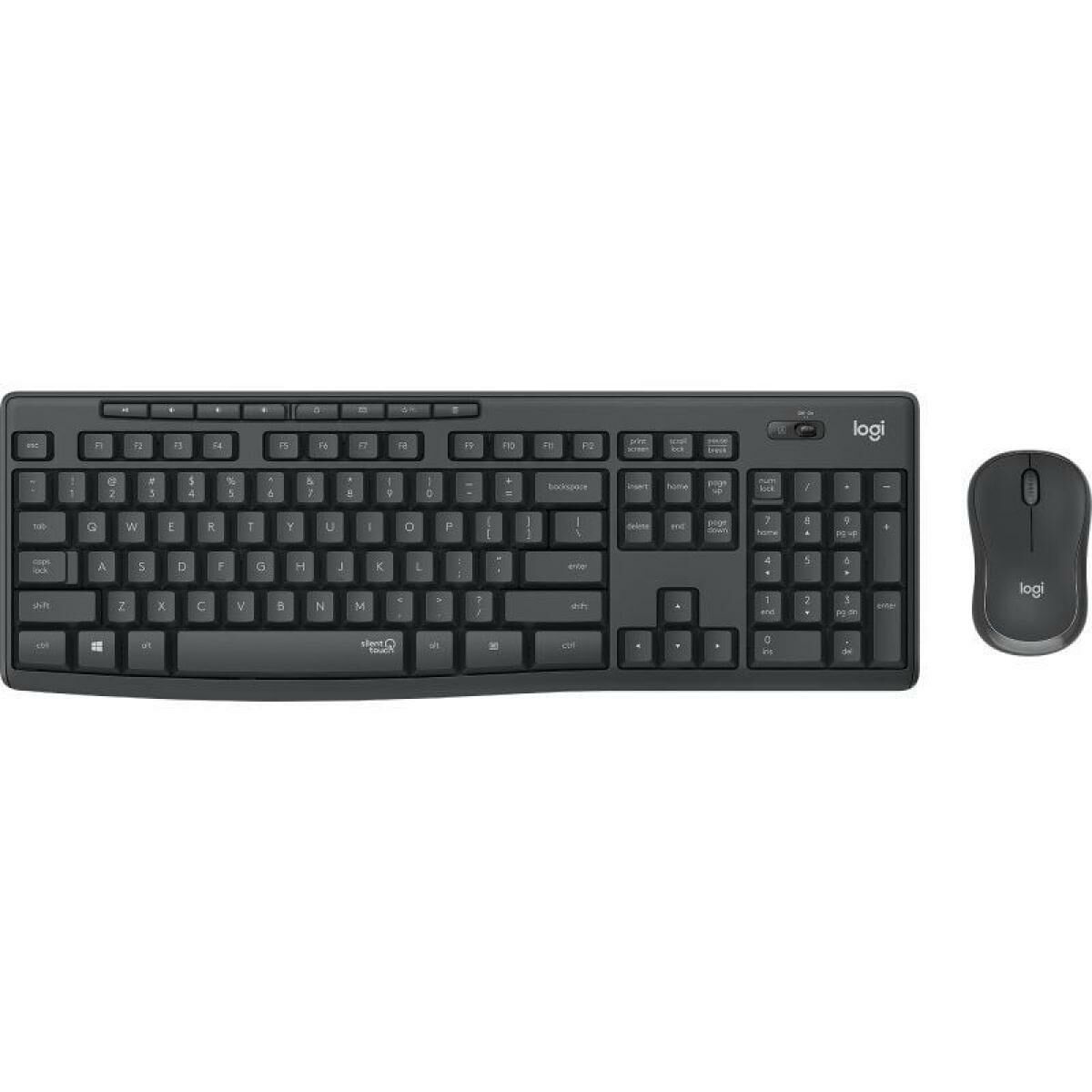 KALINDRA | BB. Keyboard and Wireless Mouse Logitech MK295 Black Spanish Qwerty