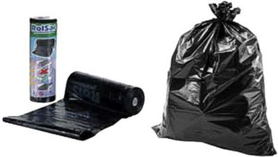 KALINDRA | Dynamic. Black roll bags for recycling in PE LDPE