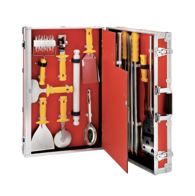 KALINDRA | Lilly. Rigid case for professional pizzaiolo with 14 tools