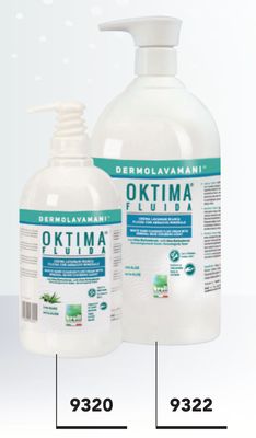 KALINDRA | Kroll. Oktima® Fluida. Fluid handwashing cream with mineral abrasive, dermatologically tested. 8 formats available