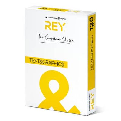 Carta per fotocopie A4 Sylvamo Rey Text &amp; Graphics 170 CIE 120 g/m  Risma 250 fogli - RYTEG120X427