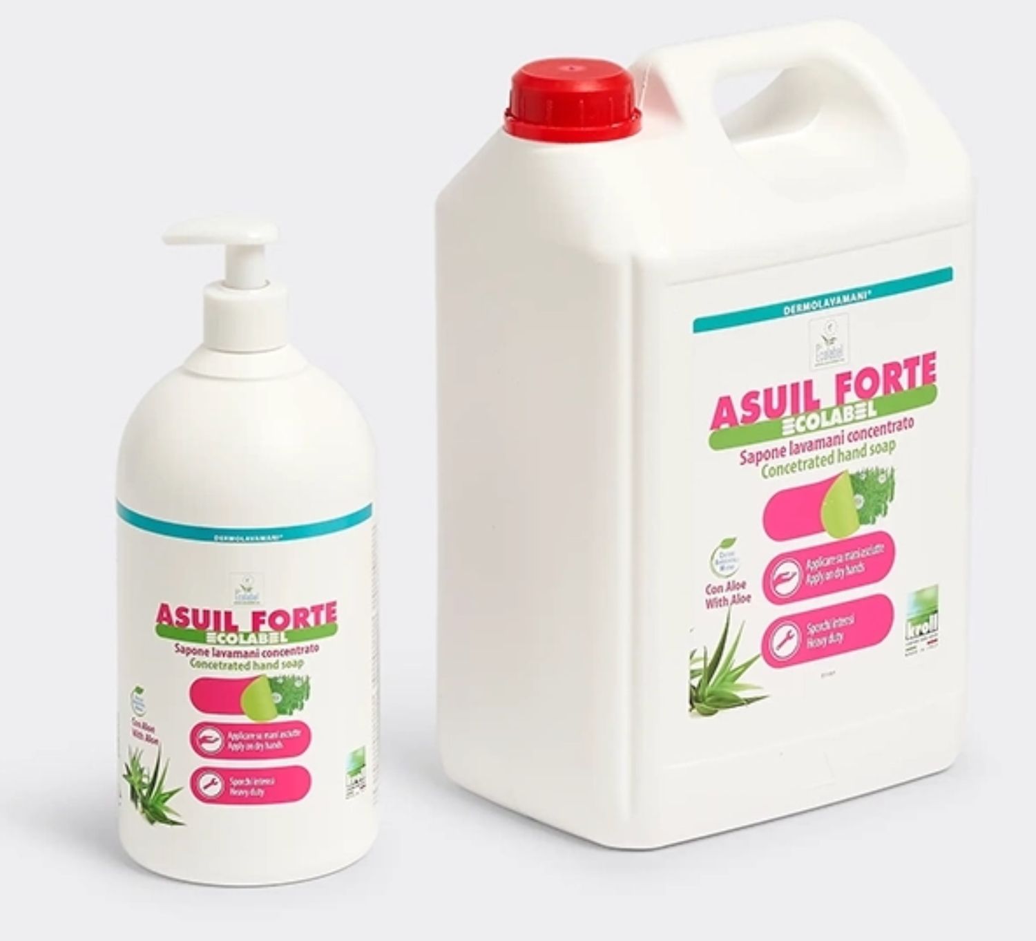 KALINDRA | Kroll. Asuil® Forte, dermatologically tested concentrated hand soap. 4 formats available