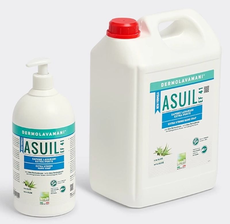 KALINDRA | Kroll. Asuil® EF 41. Jabón líquido para manos extra-fuerte dermatológicamente probado. 4 formatos disponibles