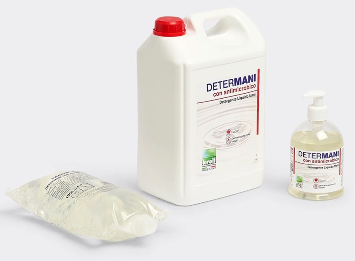 KALINDRA | Kroll. Hand cleaner with antimicrobial (HACCP). 4 formats available