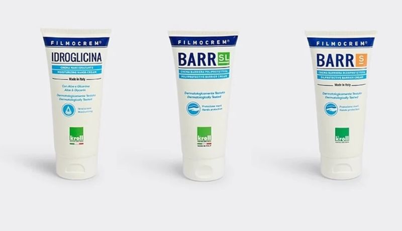 KALINDRA | Kroll. Hand Barrier Cream: Professional Skin Protection. 3 formulas available KALINDRA | Kroll. Hand Barrier Cream: Professional Skin Protection. 3 formulas available