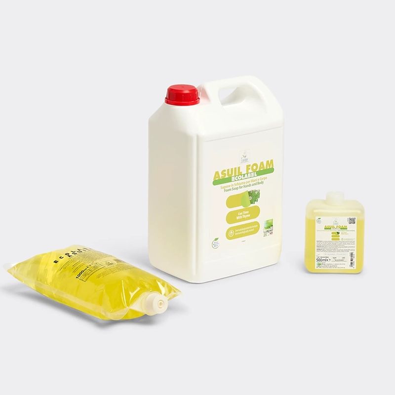 KALINDRA | Kroll. Asuil® Foam Ecolabel Foaming Hand Wash, dermatologically tested on sensitive skin. 4 formats available